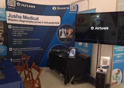 Goście testują nowoczesne rozwiązania obrazowania medycznego marki Jusha